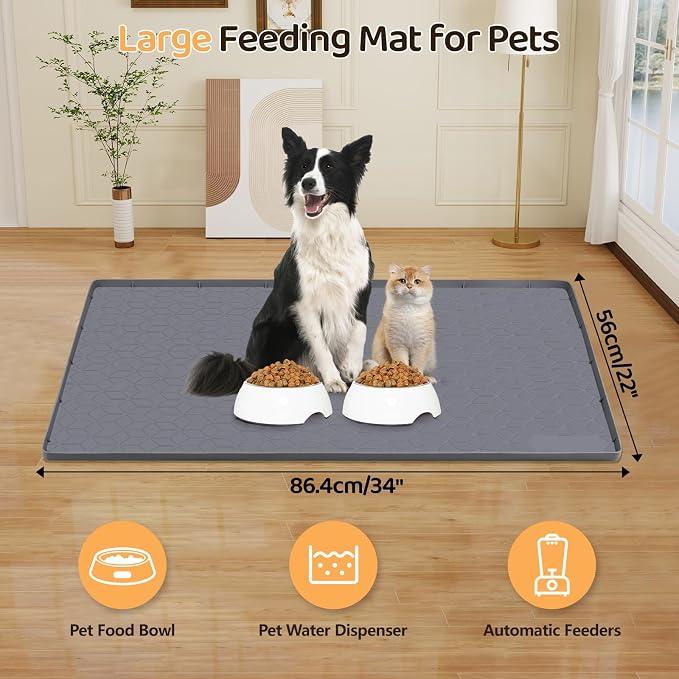Cat Food Mat, Floor Protection - Image 2
