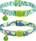 SOLMOONY Cute Cat Collar for Girl Boy, Colorful Breakaway Cat Collars by SOLMOONY