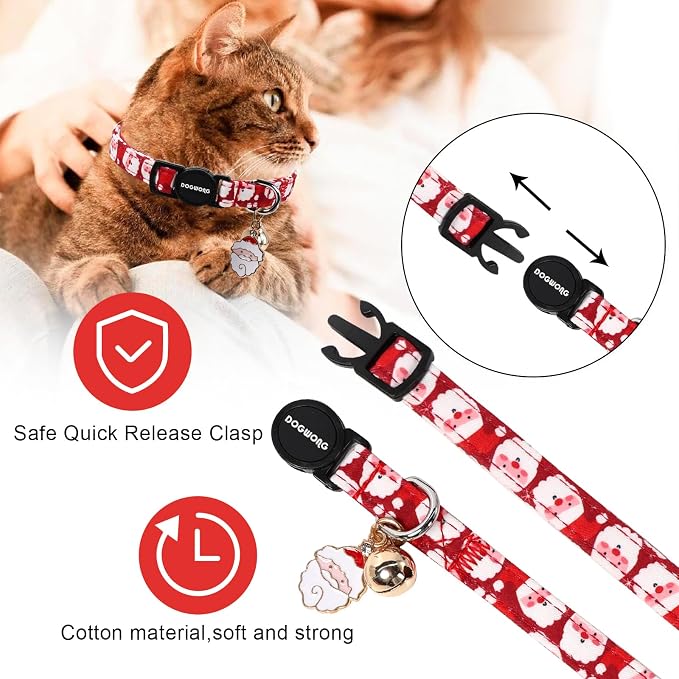 Cat Collar, 2 Pack Cat Collars Breakaway - Image 3