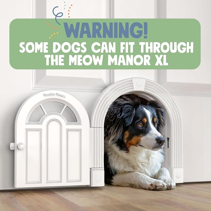 Purrfect Portal Meow Manor® XL Interior Cat Door, No-Flap Pet Door - Image 6