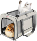 Pet Carrier for Large Cat 20 lbs+ / Soft Sided Small Dog 12 Pounds Travel Crate by GAPZER