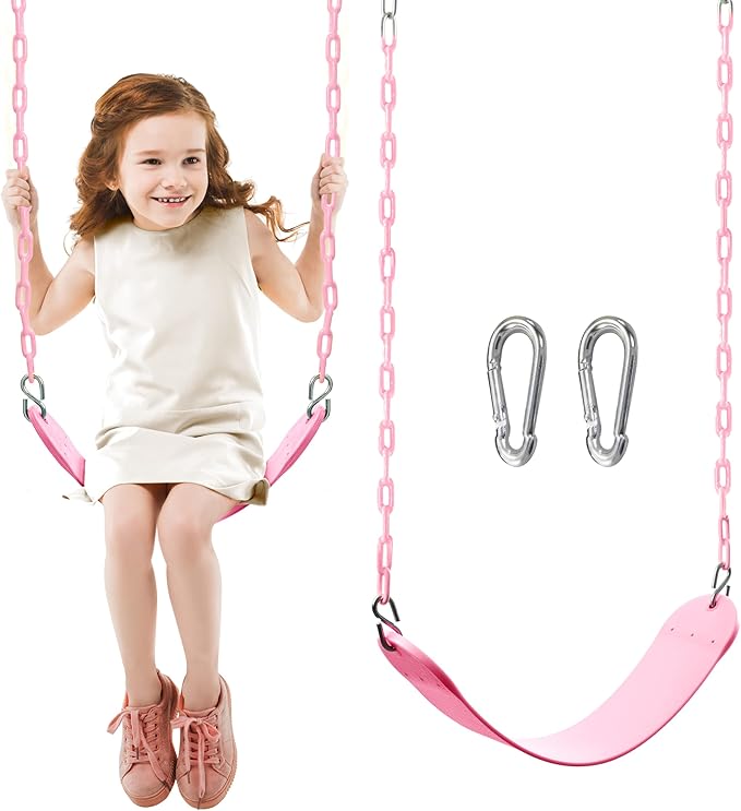 TURFEE Heavy Duty Swing Seat Pink Color by Turfee