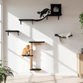 Wall Mounted Cat Furniture Set of 4 – 4 in 1 Cat Wall Shelves by PELUOMOZ