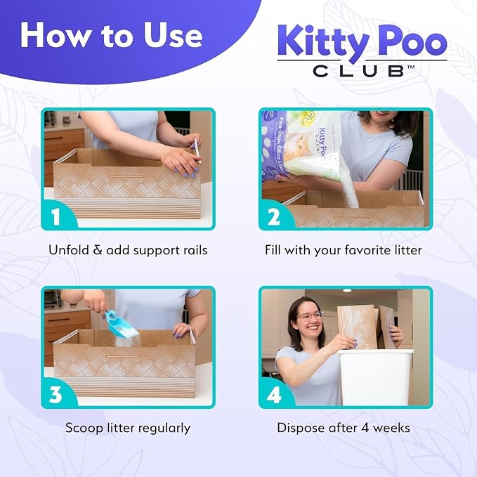 Leakproof Disposable 2-Pack Cat Litter Box - Image 6