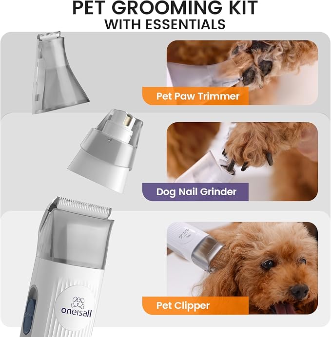 oneisall Dog Grooming Vacuum, Pet Grooming Vacuum - Image 4