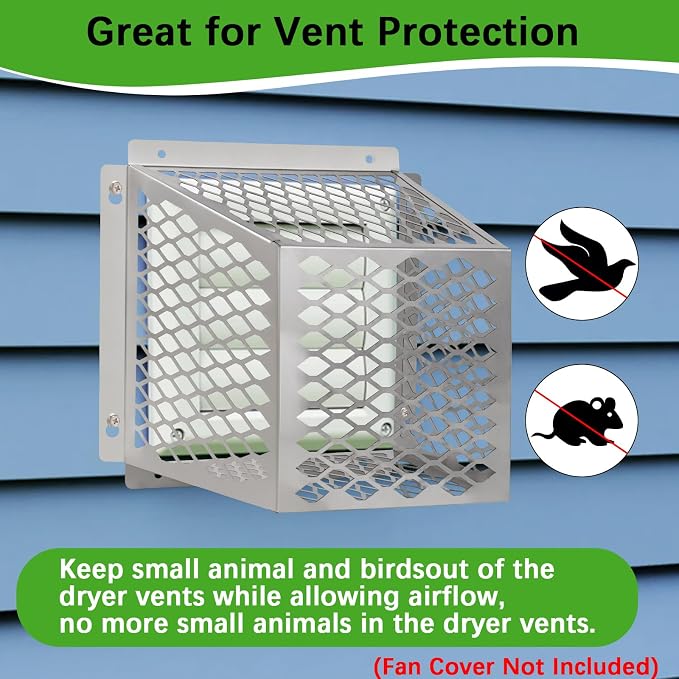 Dryer Exhaust Guard Vent Cover, Dryer Vent Bird Guard - Image 3