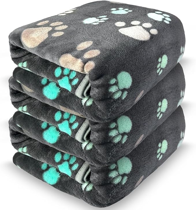 Dog Blankets for Large Dogs, Soft Fluffy Flannel Pet Blanket Mat Cover for Bed by NXDZI