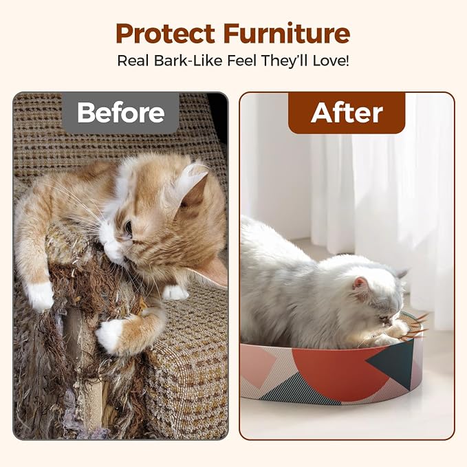 ComSaf Cat Scratcher Cardboard Bed Lounge Couch - Image 7
