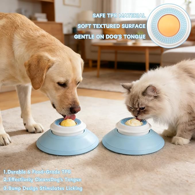 2026 New Lick Sphere Dog, Anxieties Relief Slow Feeder Dog Lick Ball Treat - Image 4