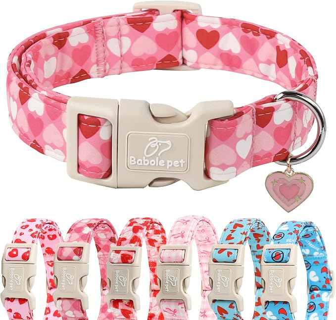 Valentines Dog Collar for Small Dogs