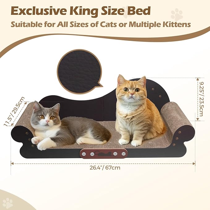 ComSaf Large Cat Scratcher Bed - Image 5
