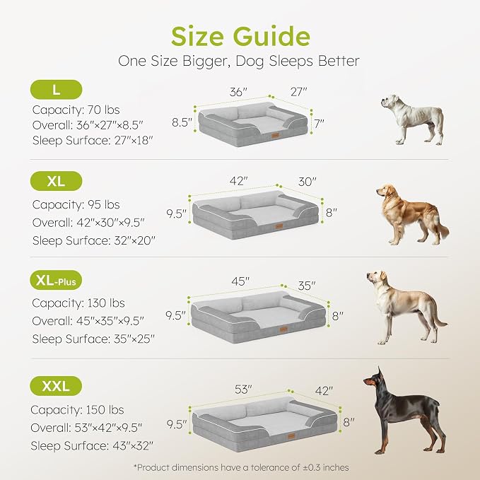 Extra Large Dog Bed, Orthopedic Dog Bed - Image 7