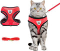 Shudyear Cat Harness and Leash, Adjustable Soft Mesh, Anti-Escape, Reflective by Shudyear