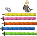 kathson 5 PCS Bird Perch Parrot Stand Cage Accessories Natural Wooden Stick Paw by kathson