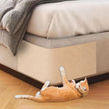 Bed Cat Scratcher Pad, 47.2"x15.8"Cat Scratching Mat, Self-Adhesive Trimmable by ENONCI