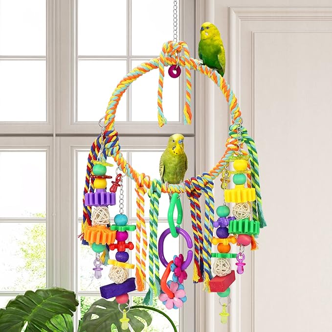 Bird Swing Toy with Perches - Image 6
