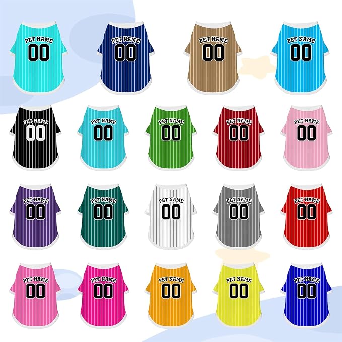 Custom Dog Shirt Personalized Pet Jersey Shirts - Image 2