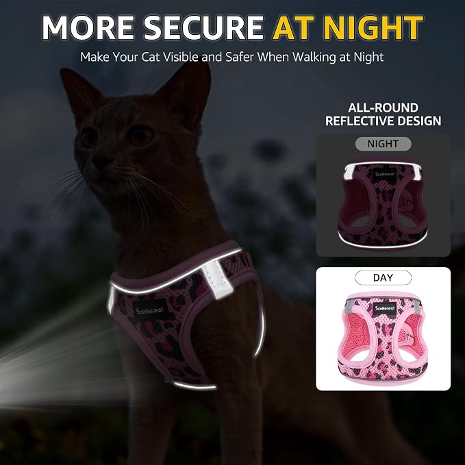 SCENEREAL Cat Harness & Leash Set Escape Proof - Image 4