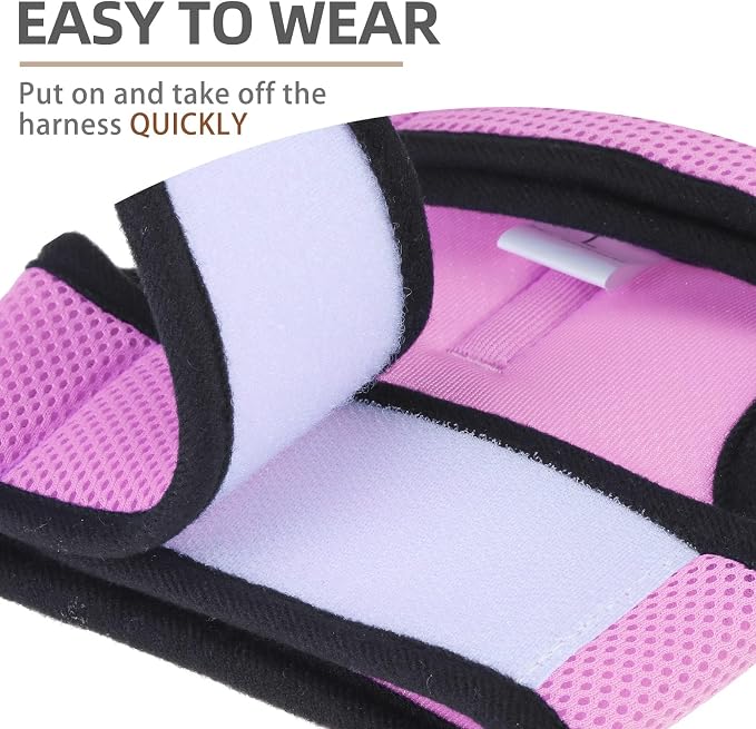 PUPTECK Soft Mesh Cat Vest Harness and Leash Set Puppy Padded Pet Harnesses - Image 5