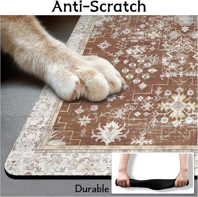 Pet Food Mats for Floor, Absorbent Dog Mat for Food and Water Dispenser Mat - Image 6