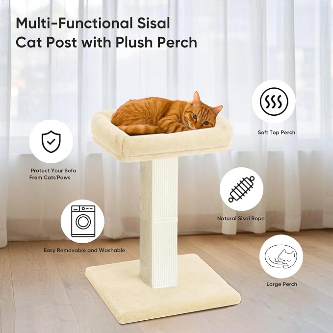 AGYM Cat Scratching Post, 32”Cat Scratcher - Image 6