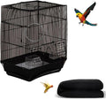 Bird Cage Seed Catcher, Seed Catcher Guard Net Cover, Parrot Nylon Mesh Net by DECKALY