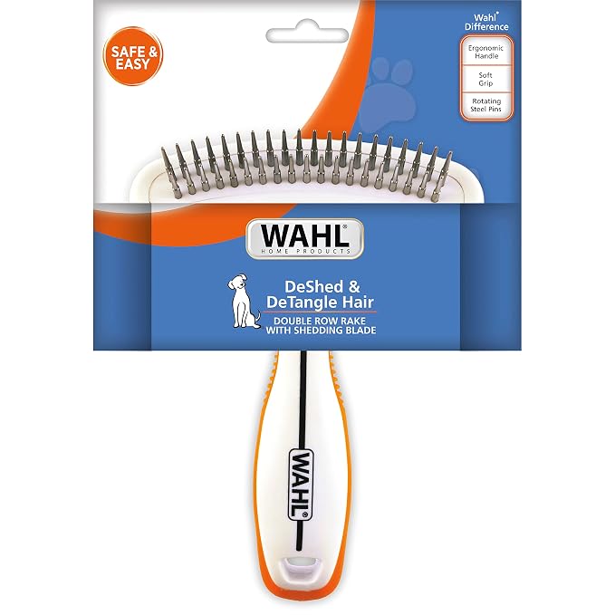 Wahl 2-in-1 Combination Double Row Pet Rake - Image 8