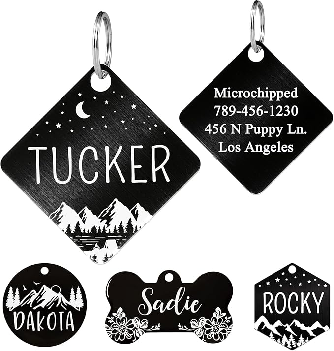 Ultra Joys Personalized Dog & Cat ID Tags by UltraJoys