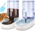 Meikuler Automatic Dog Cat Feeder and Water Dispenser Set, Waterer and Gravity by Meikuler