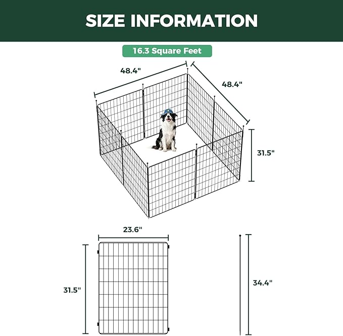 FXW MiniPaws Unleashed Dog Playpen, Expandable & Portable Design - Image 6
