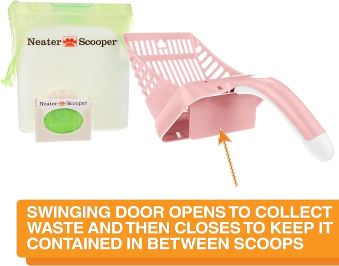 Neater Pet Brands Neater Scooper Standard Cat Litter Scoop, 60 Refill Bags – - Image 3