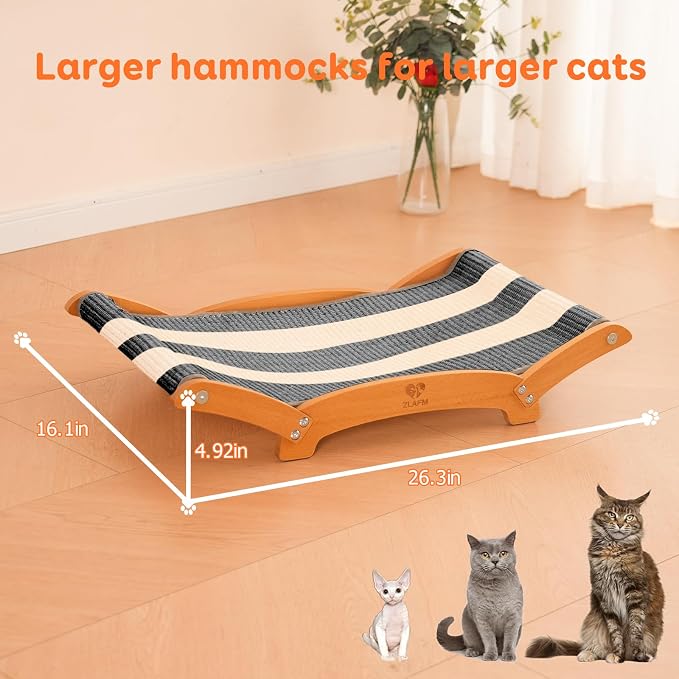 Extra-Larger Sisal Cat Scratcher Bed, Durable Cat Scratching Post - Image 6