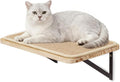Cat Floating Wall Shelf with Scratching Mat, Support to 30 LBS by PELUOMOZ