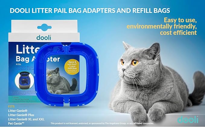 Cat Litter Pail Bag Adapter, Fits Litter Genie, Fits LItter Genie Plus - Image 3