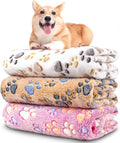 Dog Blankets for Small Medium Dogs Washable, 3 Pack Pet Blanket Washable 30" x by NXDZI