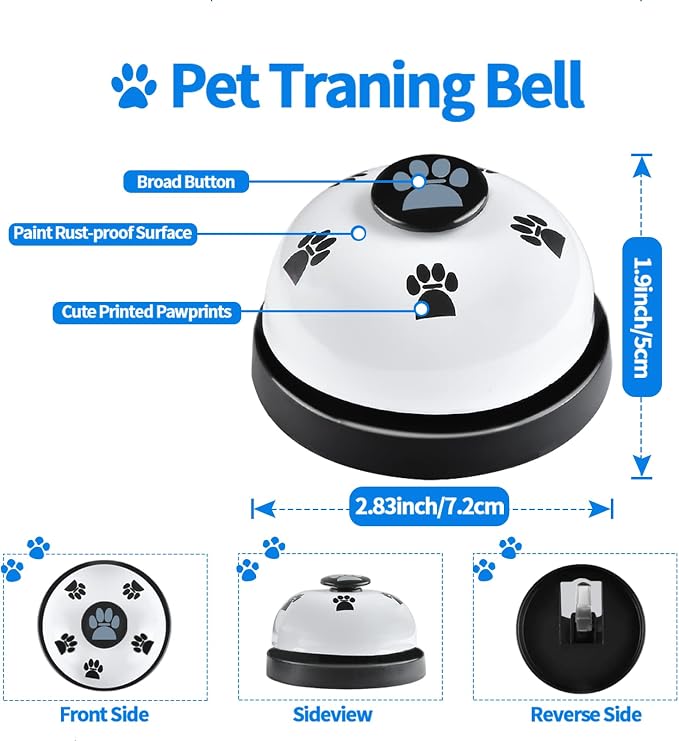 2 Pack Dog Doorbells, Pet Training Bells - Image 2