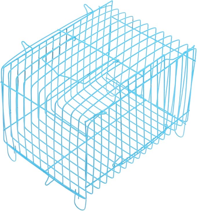 Milisten Portable Bird Carrier Travel Cage Lightweight Handheld Wire Cage by Milisten