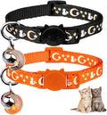 2PCS Breakaway Cat Collars by Baeuppit
