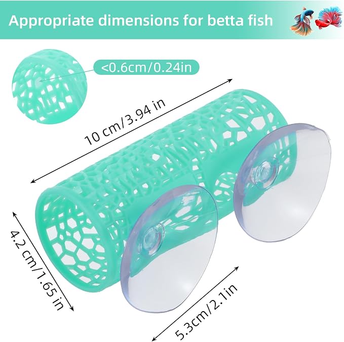 Green Betta Tunnel, Betta Cave - Image 2