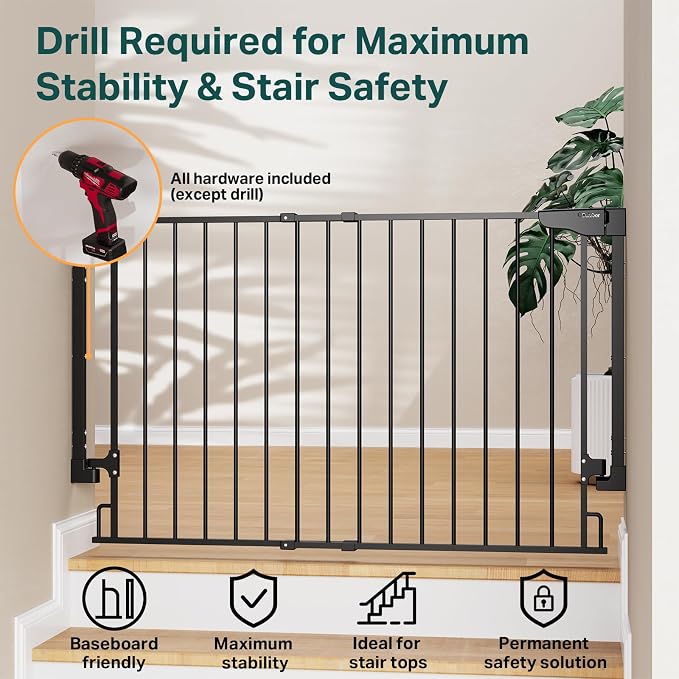 Cumbor Expandable 31.6-48" Baby Gate - Image 4