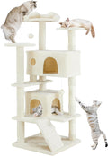 54 Inches Cat Tower Condo Furniture, Cat Tree Tower by SimpleDeluxe