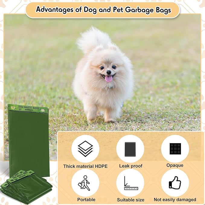Ireer 5000 Pcs 50 Counts 5000 Pcs Header Bag Bulk Dog Pet Waste Bags Poop Easy - Image 5