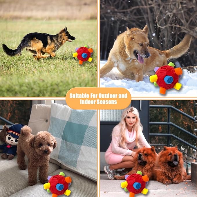 Dog Snuffle Ball-Interactive Puzzle Dog Toys Encourage Natural Foraging Skills - Image 6