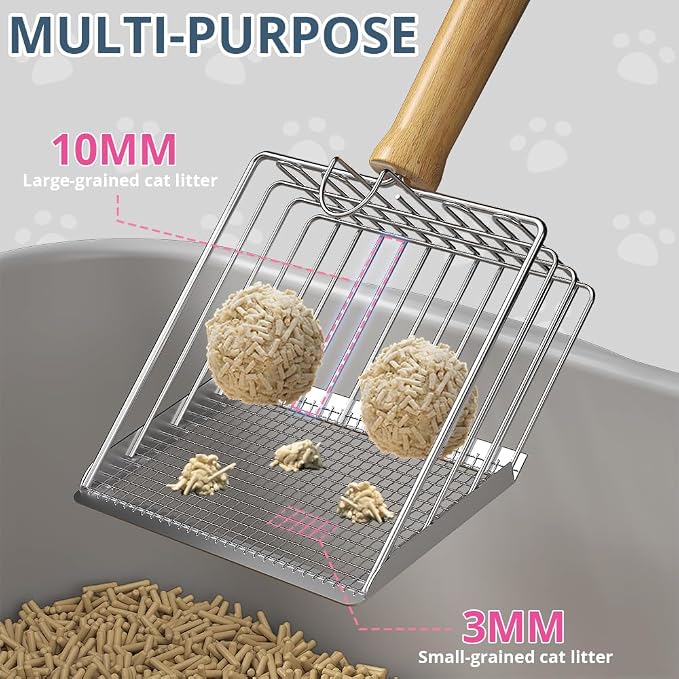 Cat Litter Scoo Easy Use Metal Litter Scoop - Image 5