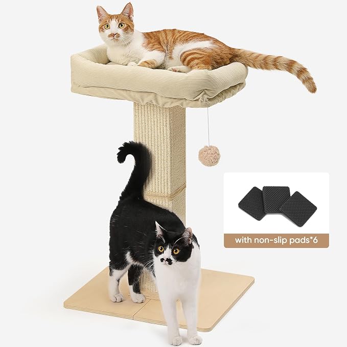 FUKUMARU Cat Scratching Post, Modern Style Tall Scratch Posts - Image 8