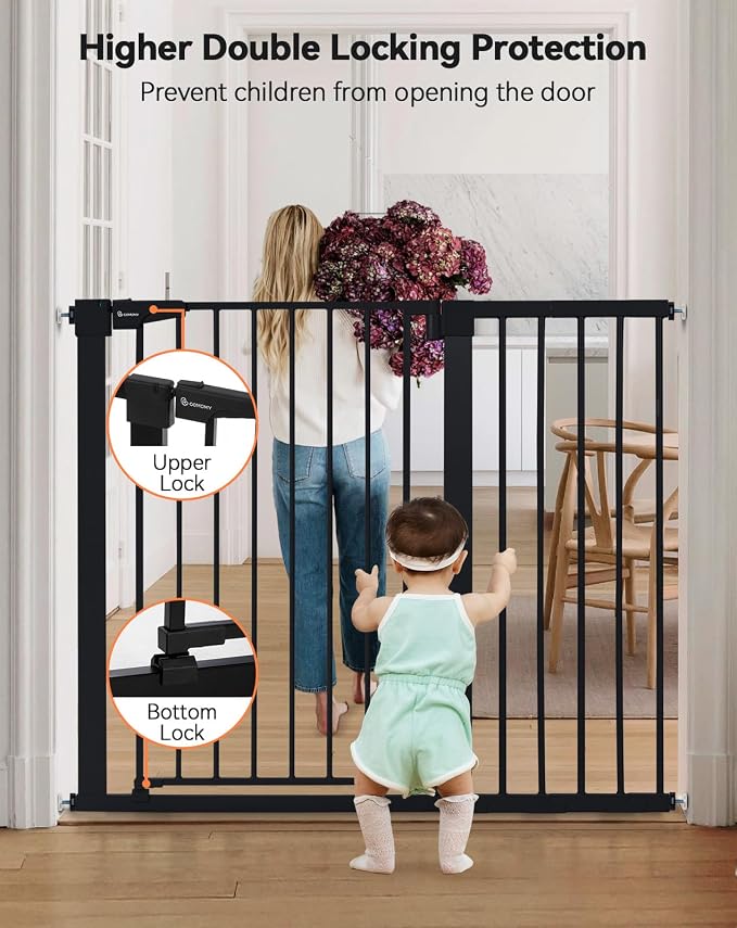 COMOMY 36" Extra Tall Baby Gate - Image 6