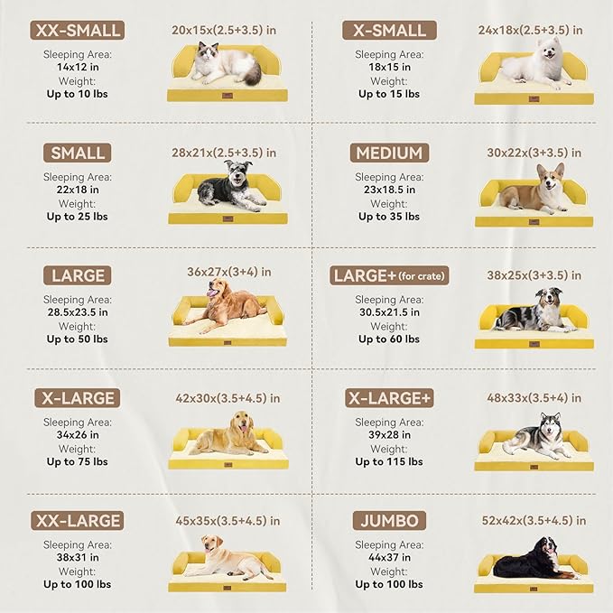 Large Dog Bed Orthopedic Washable - Image 3