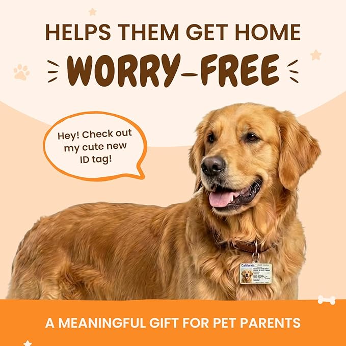 PawFurEver Personalized Dog Driver License ID Tag - Image 2