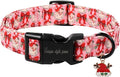Unique Style Paws Christmas Dog Collar, Lightweight & Adjustable Pet Collar by Uniquestylepaws