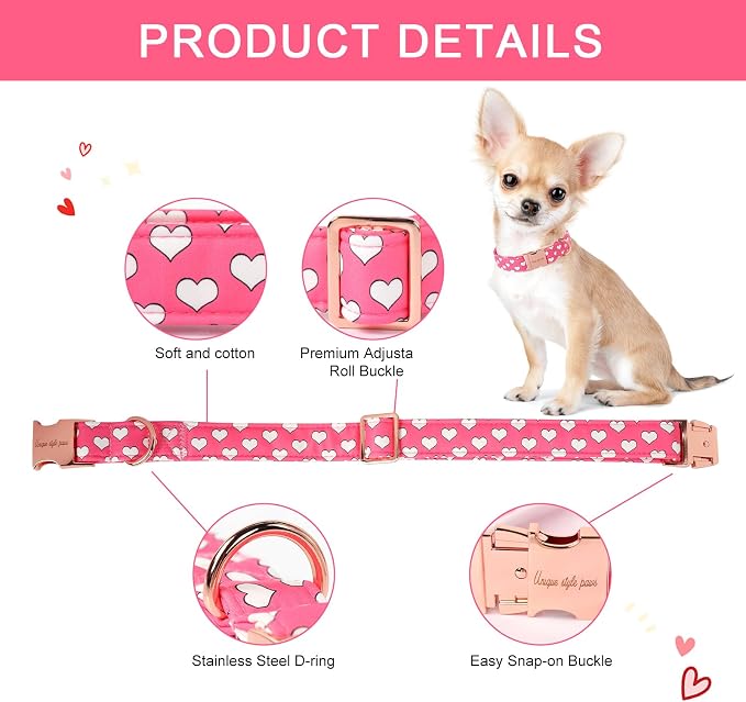 Unique style paws Dog Collar Metal Buckle Collar - Image 2